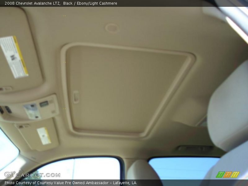 Black / Ebony/Light Cashmere 2008 Chevrolet Avalanche LTZ