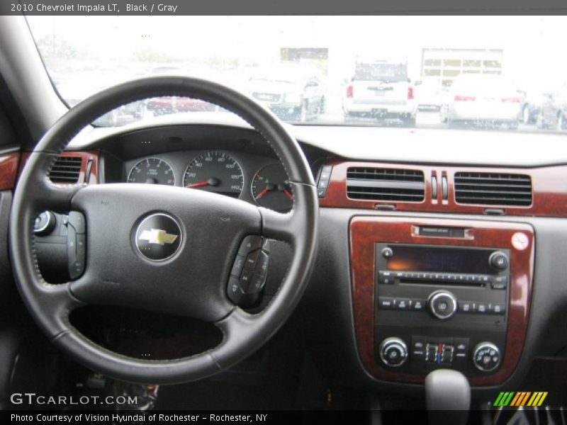 Black / Gray 2010 Chevrolet Impala LT