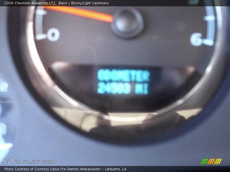 Black / Ebony/Light Cashmere 2008 Chevrolet Avalanche LTZ