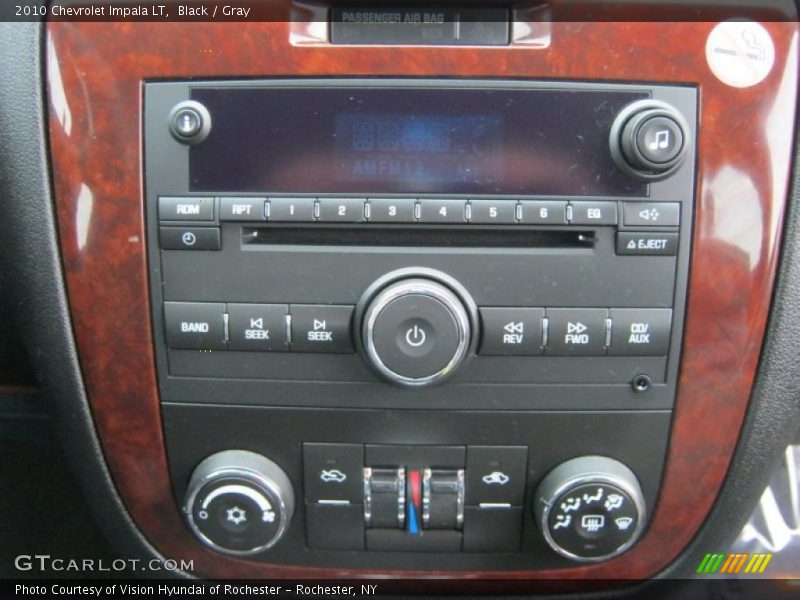 Black / Gray 2010 Chevrolet Impala LT