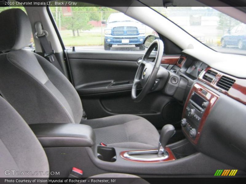 Black / Gray 2010 Chevrolet Impala LT