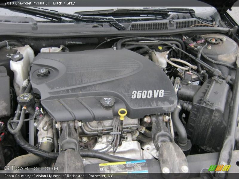 Black / Gray 2010 Chevrolet Impala LT