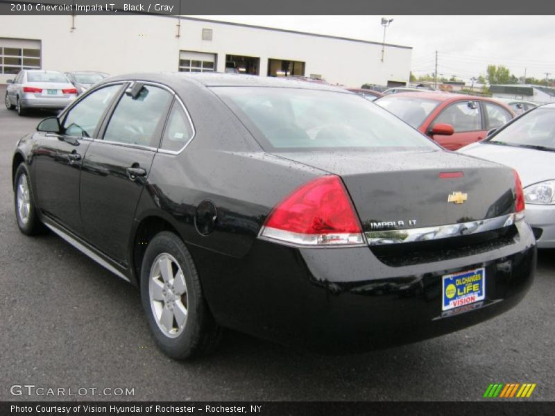 Black / Gray 2010 Chevrolet Impala LT