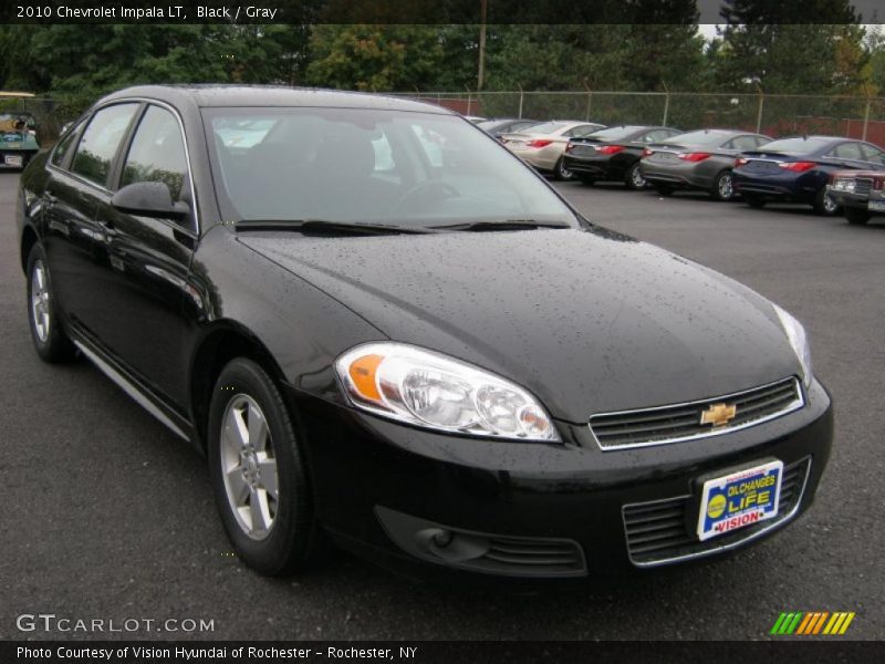 Black / Gray 2010 Chevrolet Impala LT