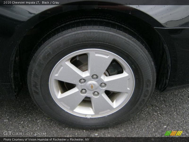 Black / Gray 2010 Chevrolet Impala LT