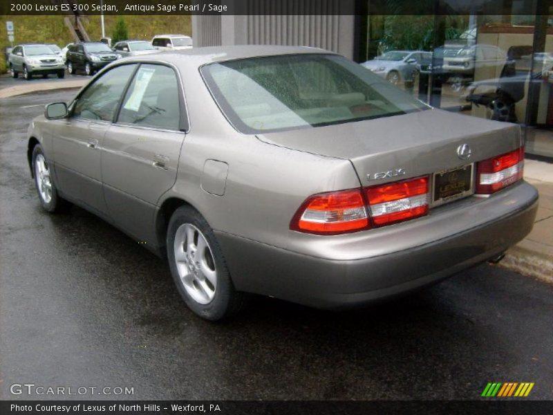 Antique Sage Pearl / Sage 2000 Lexus ES 300 Sedan