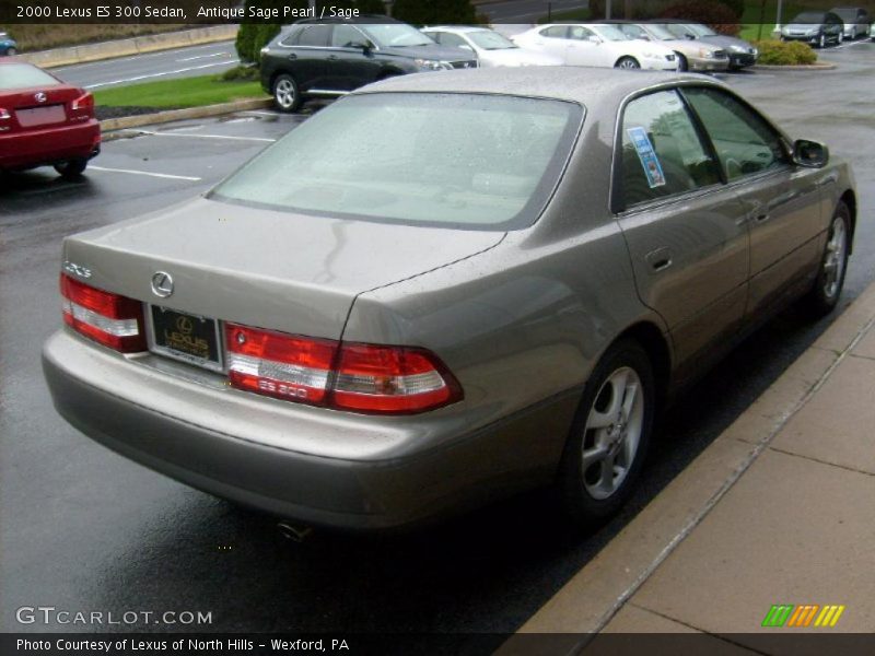 Antique Sage Pearl / Sage 2000 Lexus ES 300 Sedan