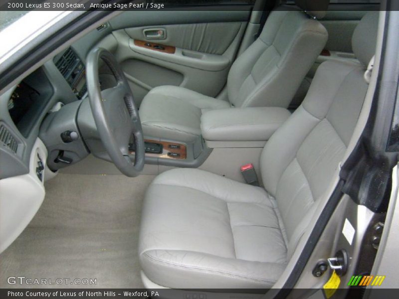 Antique Sage Pearl / Sage 2000 Lexus ES 300 Sedan