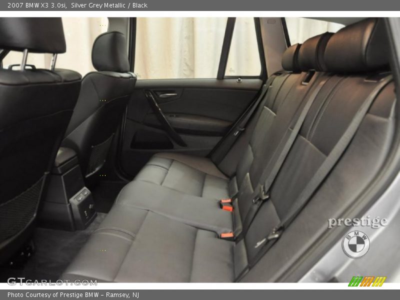Silver Grey Metallic / Black 2007 BMW X3 3.0si