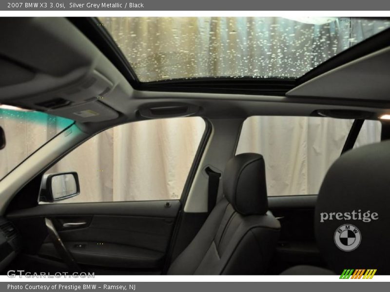 Silver Grey Metallic / Black 2007 BMW X3 3.0si