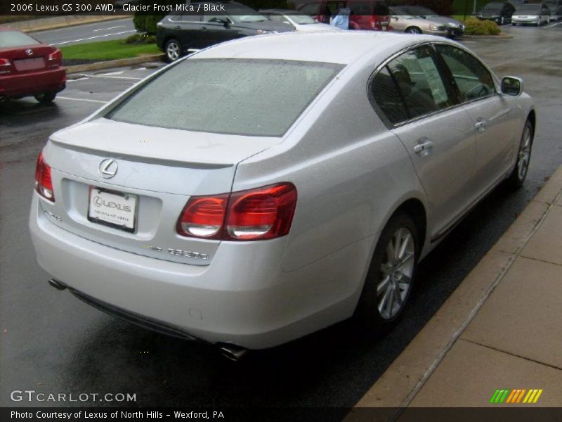 Glacier Frost Mica / Black 2006 Lexus GS 300 AWD