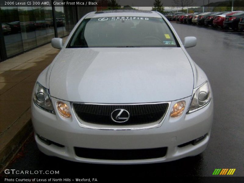 Glacier Frost Mica / Black 2006 Lexus GS 300 AWD
