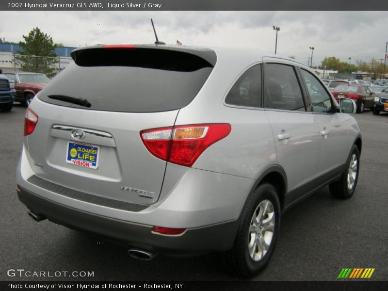 Liquid Silver / Gray 2007 Hyundai Veracruz GLS AWD