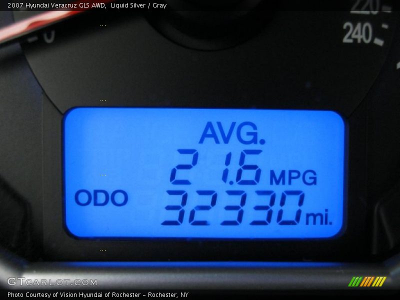 Liquid Silver / Gray 2007 Hyundai Veracruz GLS AWD
