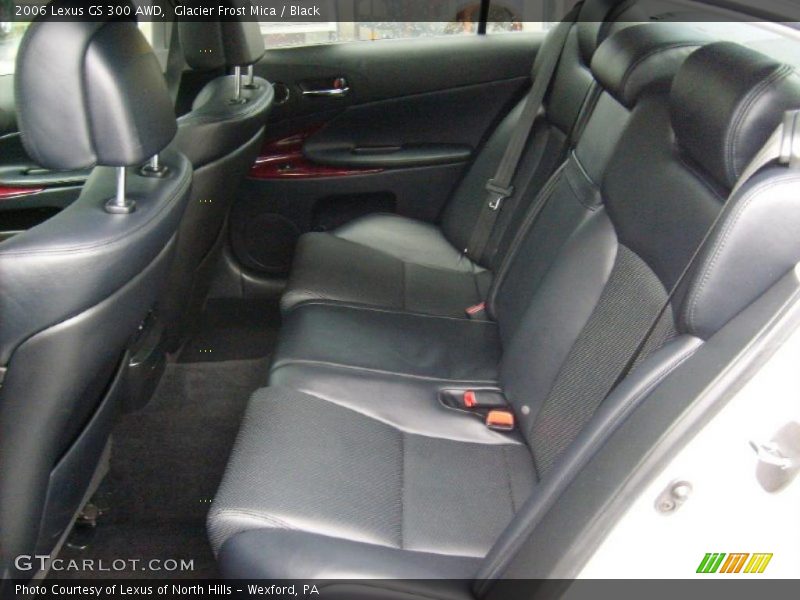 Glacier Frost Mica / Black 2006 Lexus GS 300 AWD