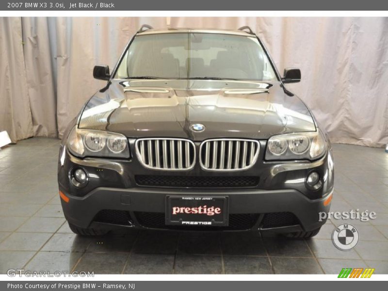 Jet Black / Black 2007 BMW X3 3.0si