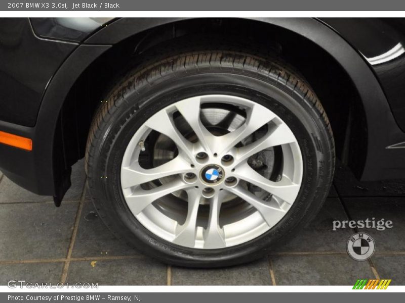 Jet Black / Black 2007 BMW X3 3.0si
