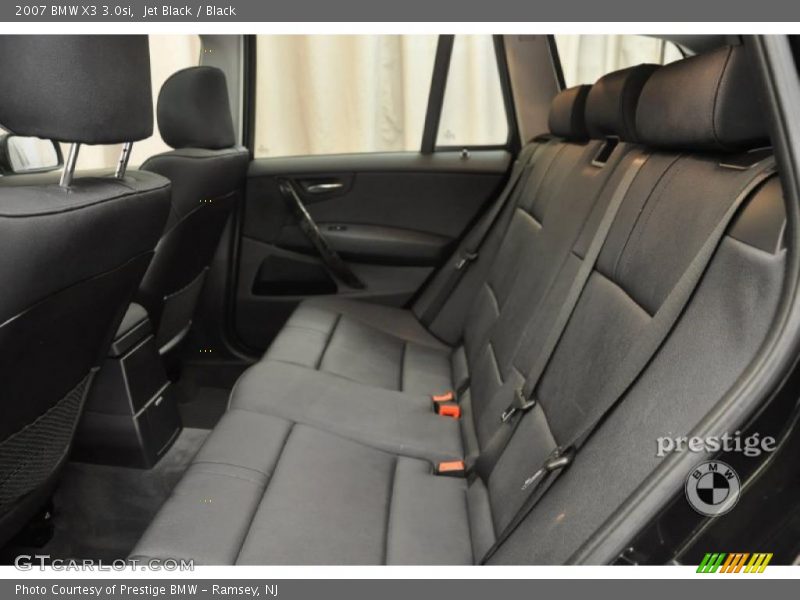 Jet Black / Black 2007 BMW X3 3.0si