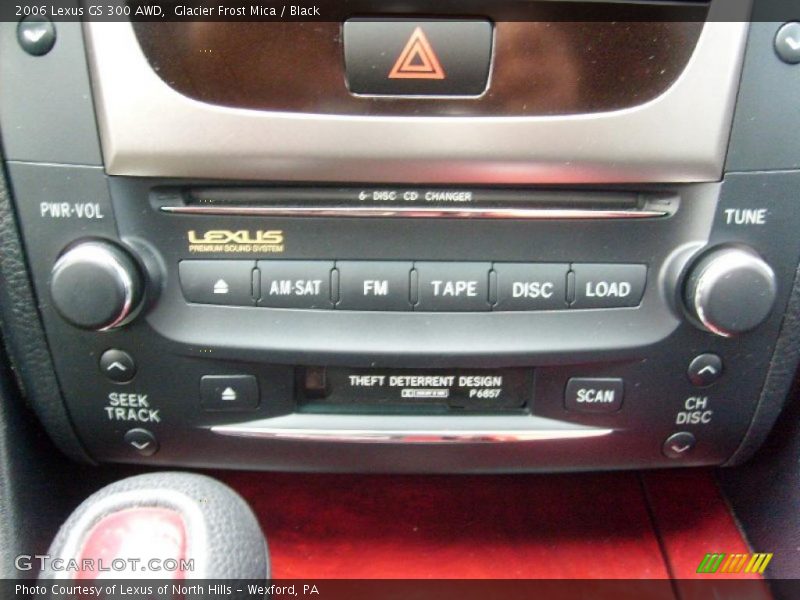 Glacier Frost Mica / Black 2006 Lexus GS 300 AWD