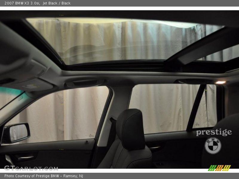 Jet Black / Black 2007 BMW X3 3.0si