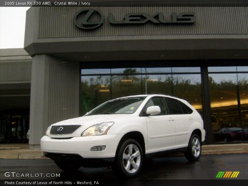 Crystal White / Ivory 2005 Lexus RX 330 AWD