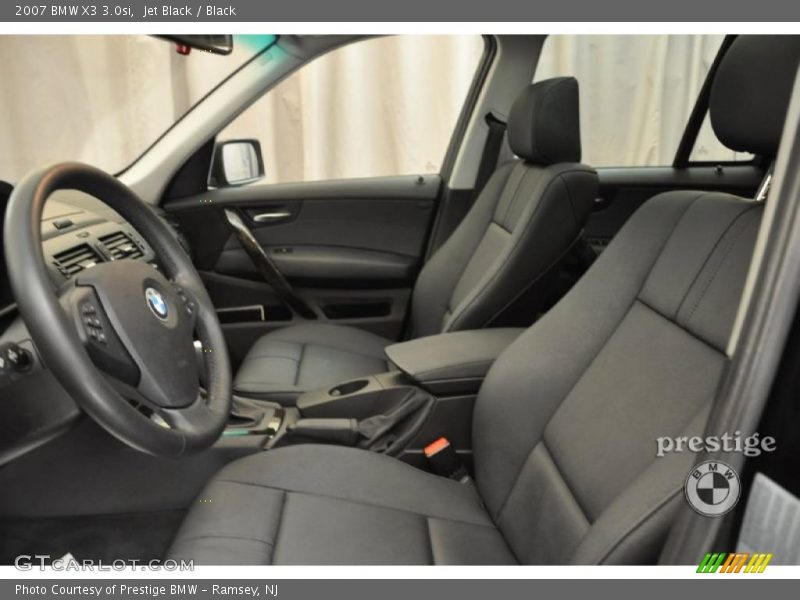 Jet Black / Black 2007 BMW X3 3.0si