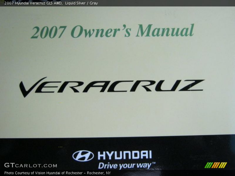 Liquid Silver / Gray 2007 Hyundai Veracruz GLS AWD