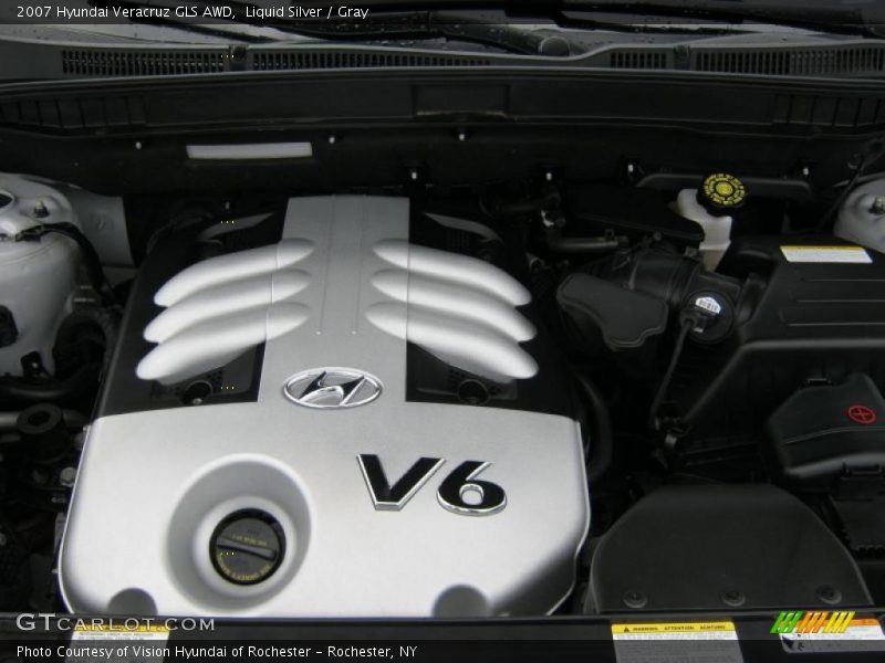 Liquid Silver / Gray 2007 Hyundai Veracruz GLS AWD