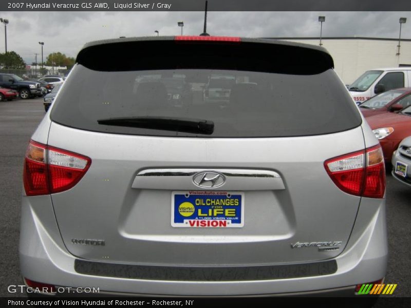 Liquid Silver / Gray 2007 Hyundai Veracruz GLS AWD