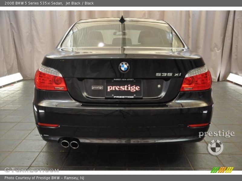 Jet Black / Black 2008 BMW 5 Series 535xi Sedan