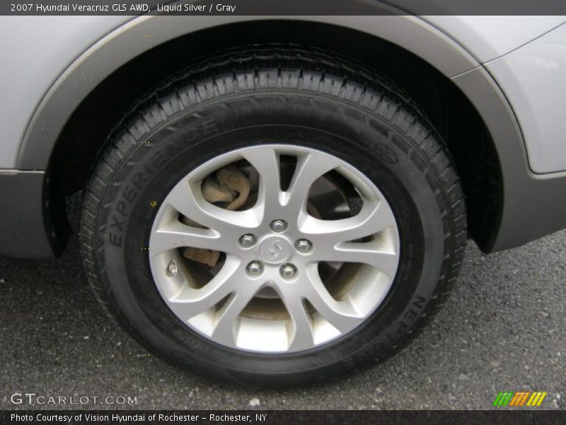 Liquid Silver / Gray 2007 Hyundai Veracruz GLS AWD