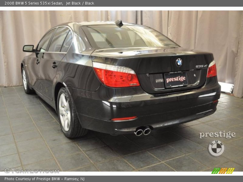 Jet Black / Black 2008 BMW 5 Series 535xi Sedan