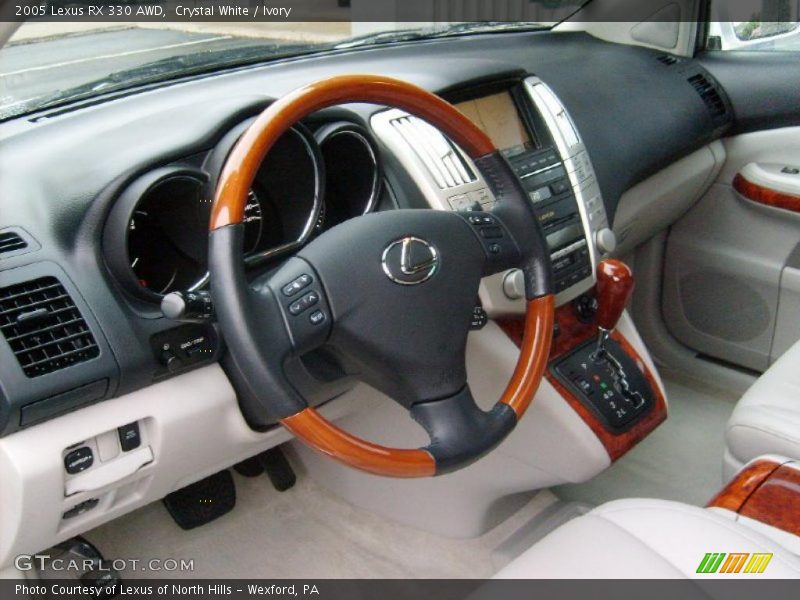 Crystal White / Ivory 2005 Lexus RX 330 AWD