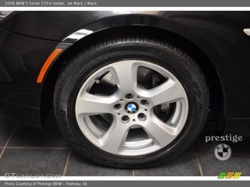Jet Black / Black 2008 BMW 5 Series 535xi Sedan
