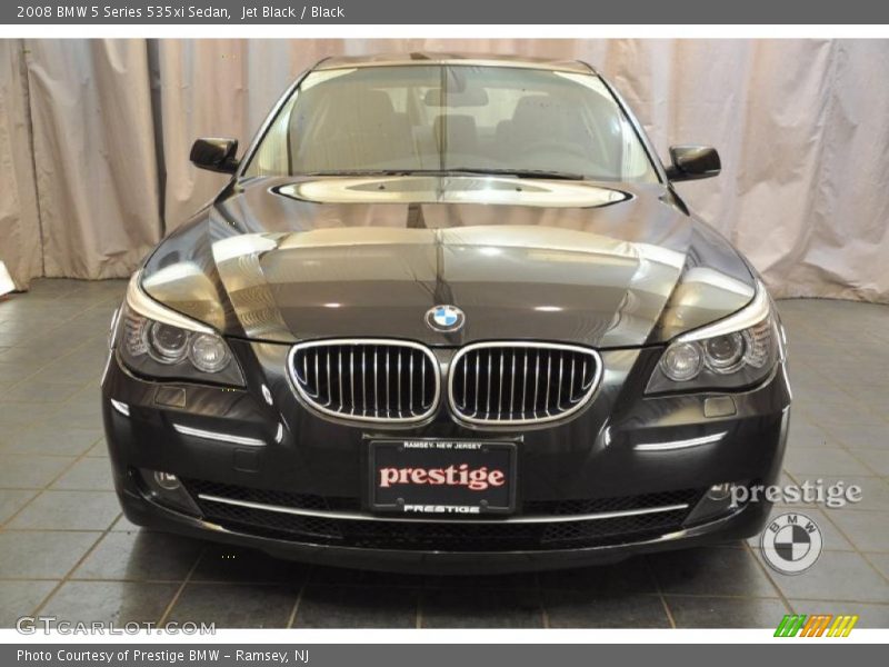 Jet Black / Black 2008 BMW 5 Series 535xi Sedan