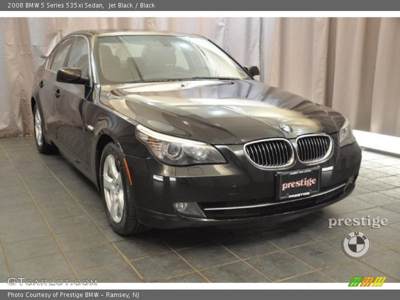 Jet Black / Black 2008 BMW 5 Series 535xi Sedan