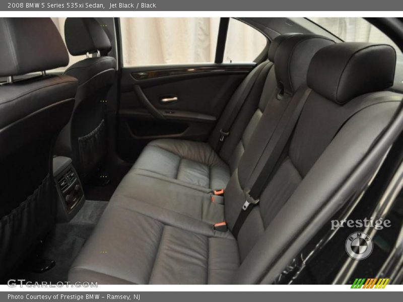 Jet Black / Black 2008 BMW 5 Series 535xi Sedan