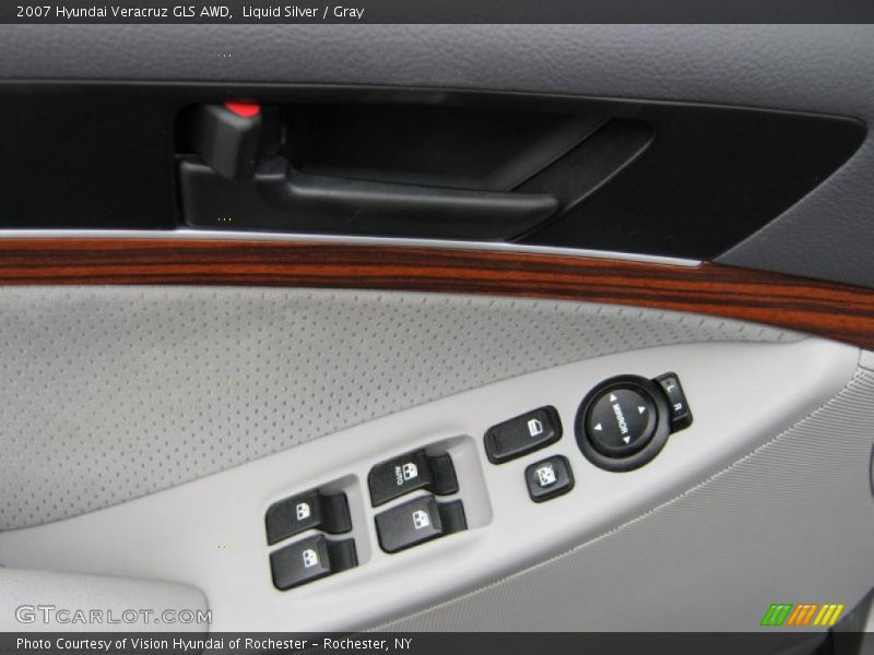Liquid Silver / Gray 2007 Hyundai Veracruz GLS AWD