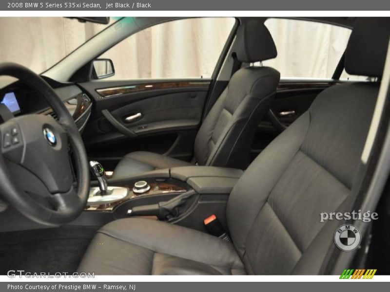 Jet Black / Black 2008 BMW 5 Series 535xi Sedan