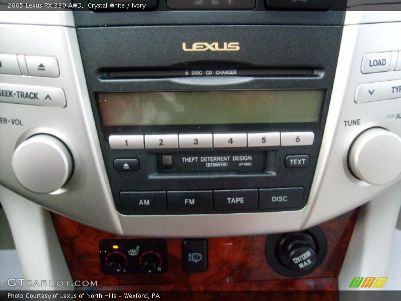 Crystal White / Ivory 2005 Lexus RX 330 AWD