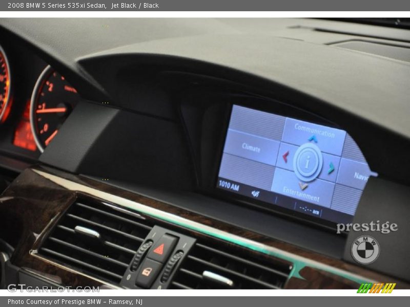 Jet Black / Black 2008 BMW 5 Series 535xi Sedan