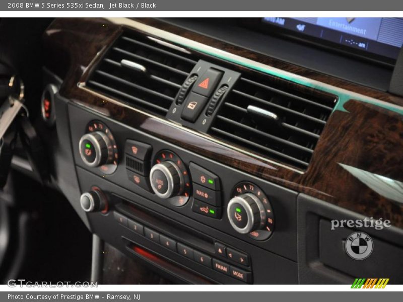 Jet Black / Black 2008 BMW 5 Series 535xi Sedan