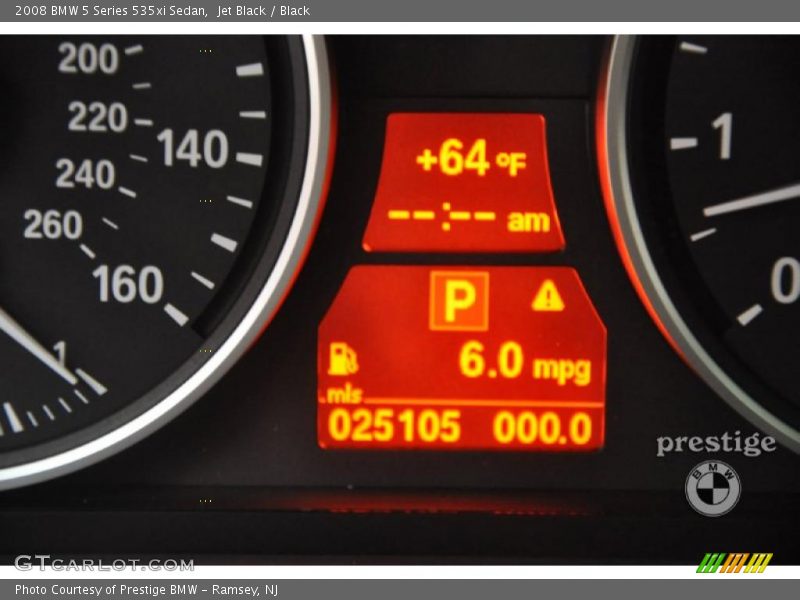 Jet Black / Black 2008 BMW 5 Series 535xi Sedan