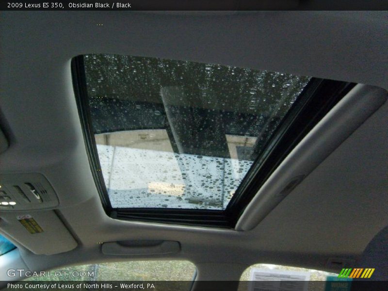 Obsidian Black / Black 2009 Lexus ES 350