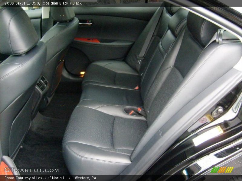 Obsidian Black / Black 2009 Lexus ES 350