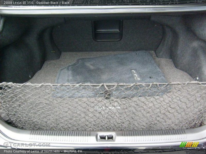Obsidian Black / Black 2009 Lexus ES 350