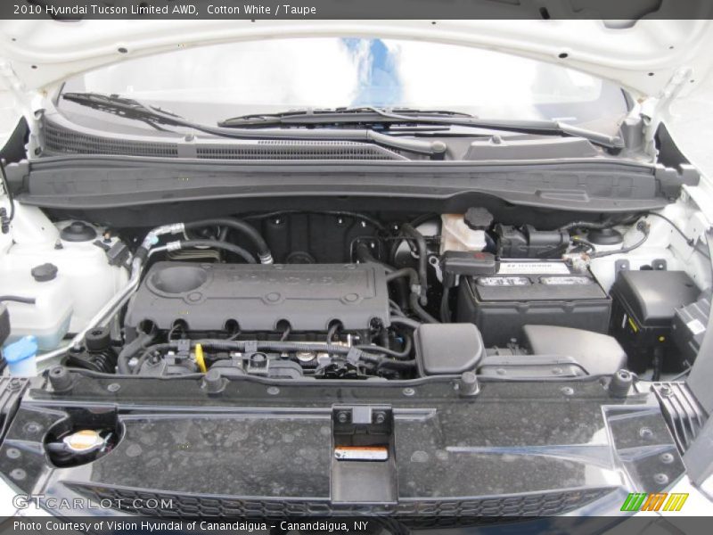 Cotton White / Taupe 2010 Hyundai Tucson Limited AWD