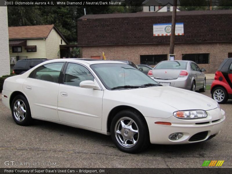 White Diamond / Neutral/Dark Neutral 2003 Oldsmobile Aurora 4.0