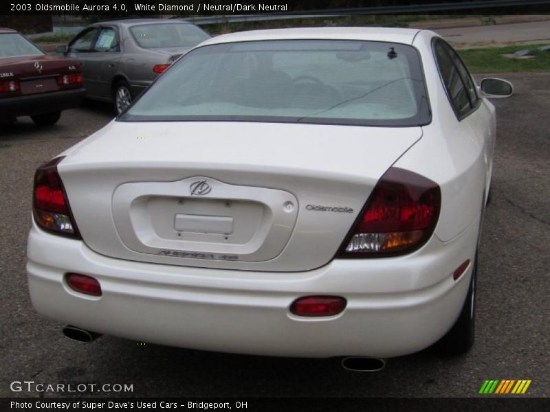 White Diamond / Neutral/Dark Neutral 2003 Oldsmobile Aurora 4.0