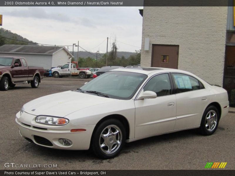 White Diamond / Neutral/Dark Neutral 2003 Oldsmobile Aurora 4.0